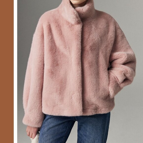 Luxury Soft Faux Fur Hidden Closure Coat - Picture 3 of 6